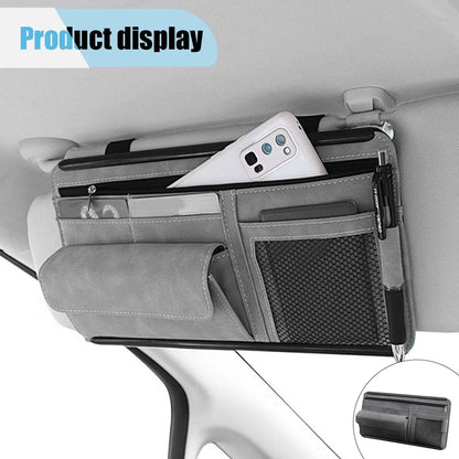 Suede Car Visor Organizer - view 6
