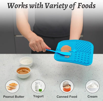 Silicone Pet Lick Mat Set with Suction Cups - view 6