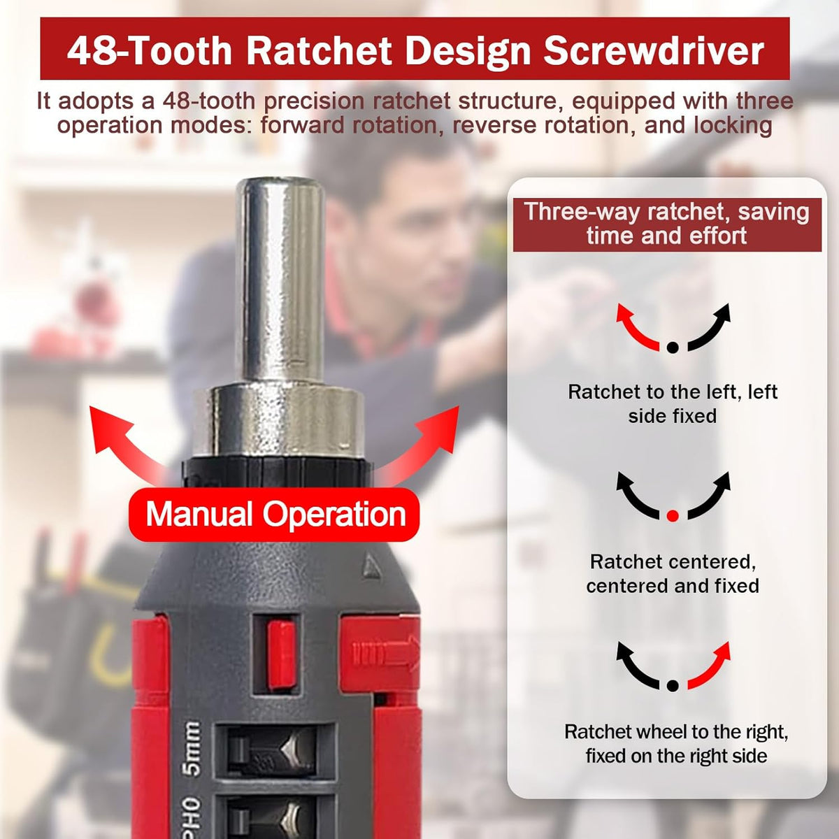 47-Bit Magnetic Ratcheting Screwdriver Set - view 3