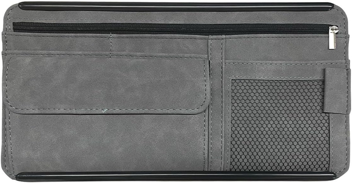 Suede Car Visor Organizer
