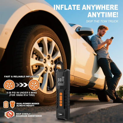 Portable Digital Tire Inflator Air Compressor - view 5