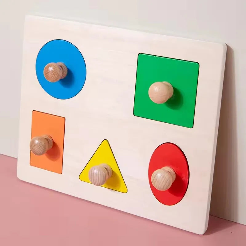 Montessori Wooden Shape Puzzle - view 3