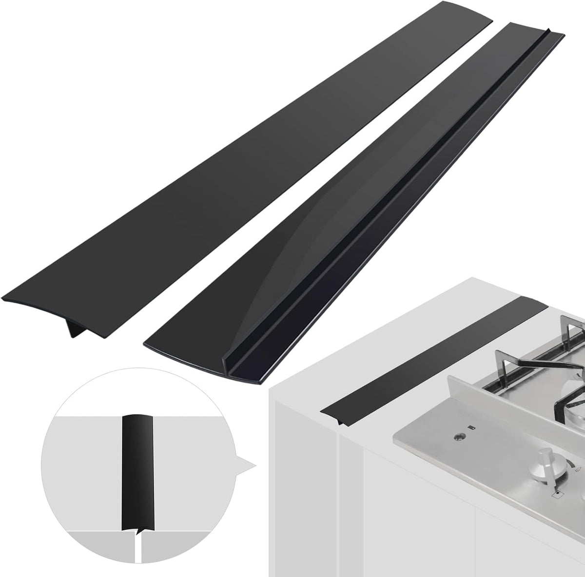 Silicone Stove Gap Covers – 2 Pack