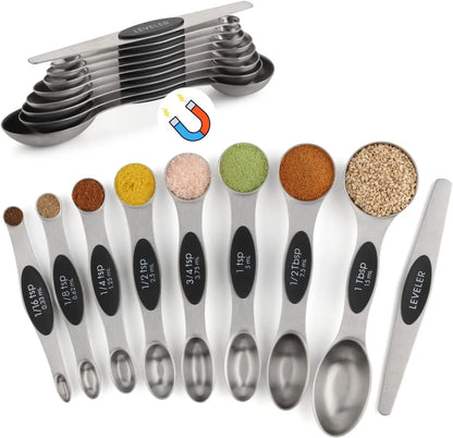 Magnetic Stainless-Steel Measuring Spoon Set - view 2