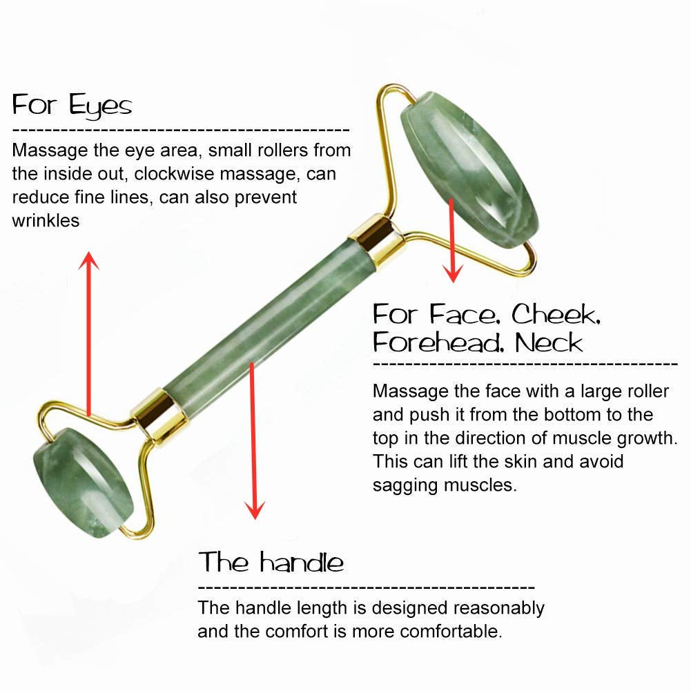 Natural Jade Roller & Gua Sha Set - view 6