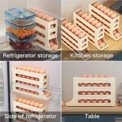 Automatic Rolling Refrigerator Egg Holder - view 6