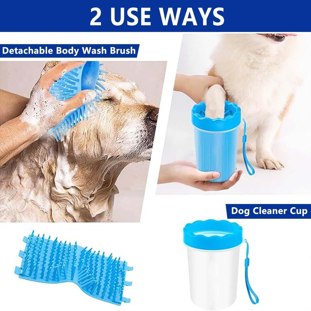 Portable Dog Paw Cleaner Set - view 2