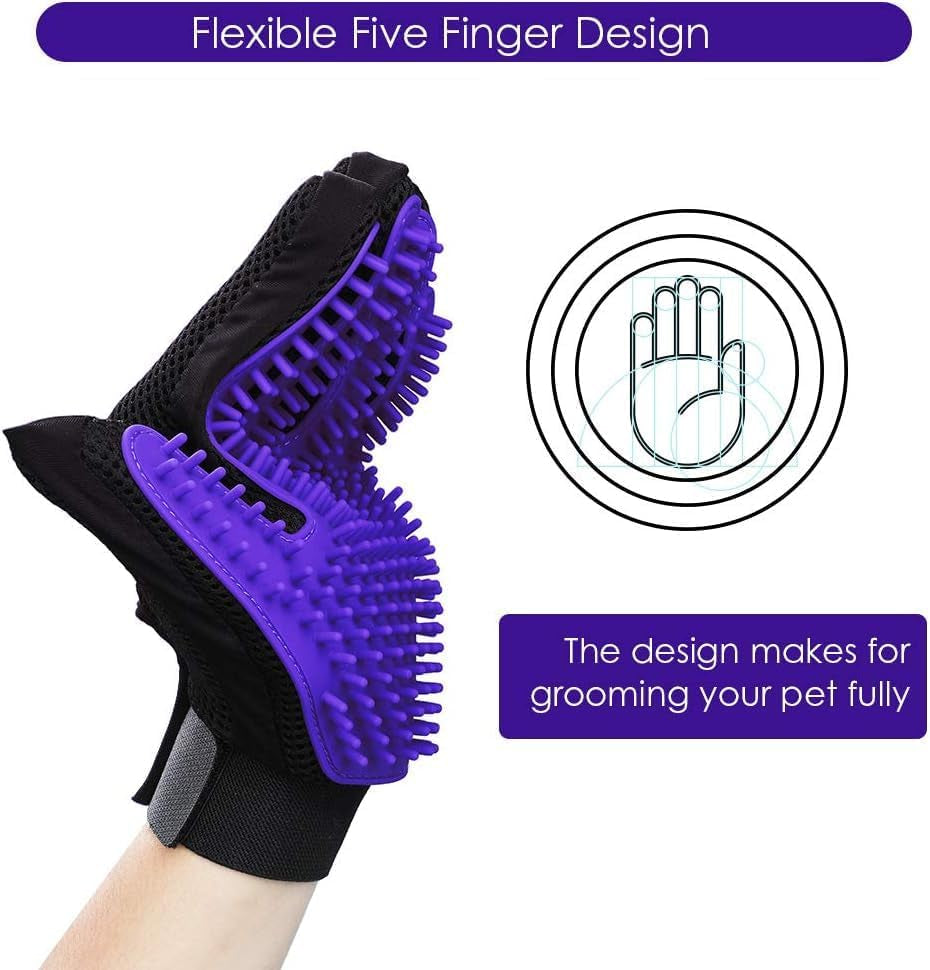 Premium Pet Grooming & Deshedding Glove - view 5
