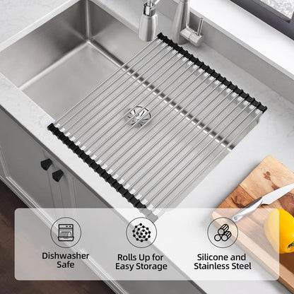 Premium Roll-Up Over-the-Sink Dish Drying Rack - view 2