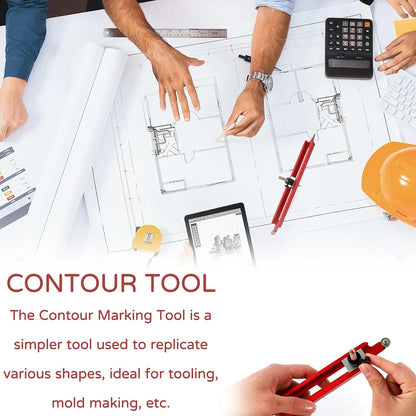 Adjustable Aluminium Contour Scribe Tool - view 6