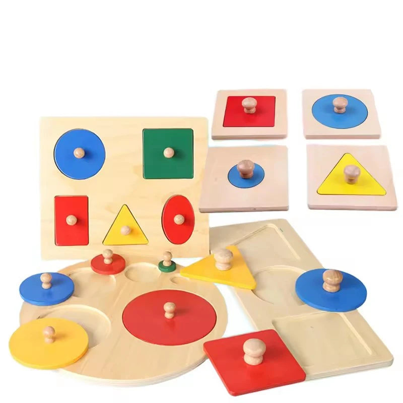 Montessori Wooden Shape Puzzle - view 5