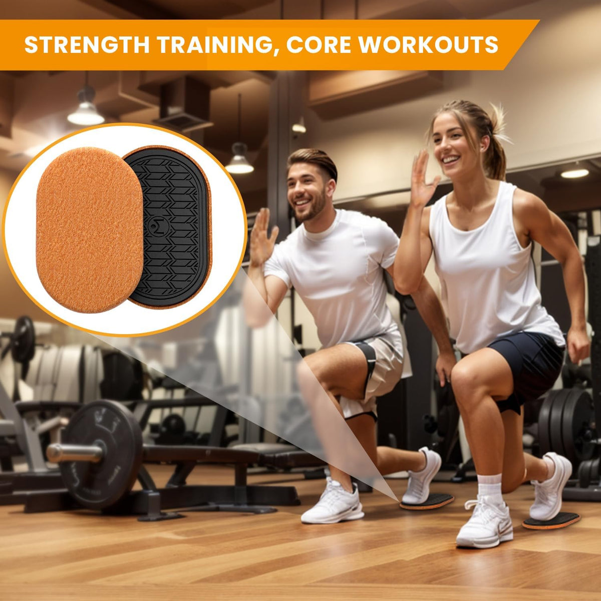Core Workout Sliding Discs – 2 Pack - view 4