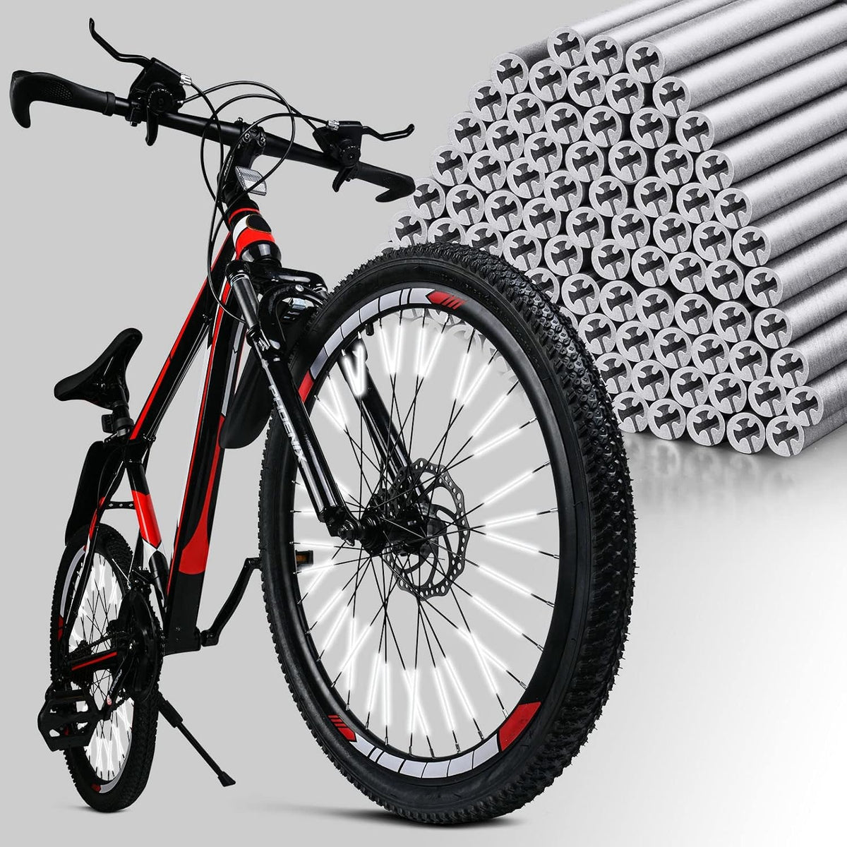 Reflective Bicycle Spoke Clips – 48 Pack - view 9