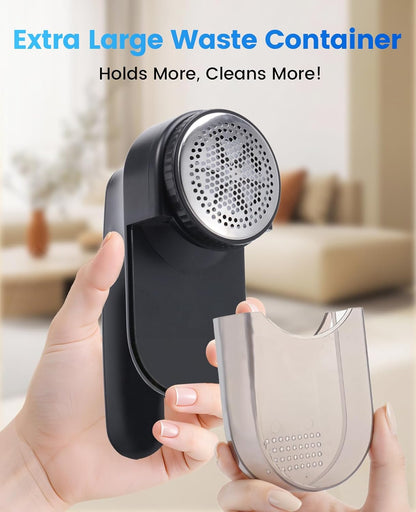 Fabric Shaver for Clothing，Rechargeable Lint Shaver with 2.7In Large Shaving Head, 6-Leaf Blades & LED Display,2-Speed Sweater Shavers to Remove Pilling from Clothes, Furniture, Sofa, Blanket