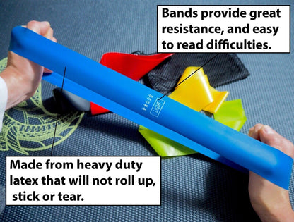 Heavy-Duty Resistance Band Loop Set - view 3