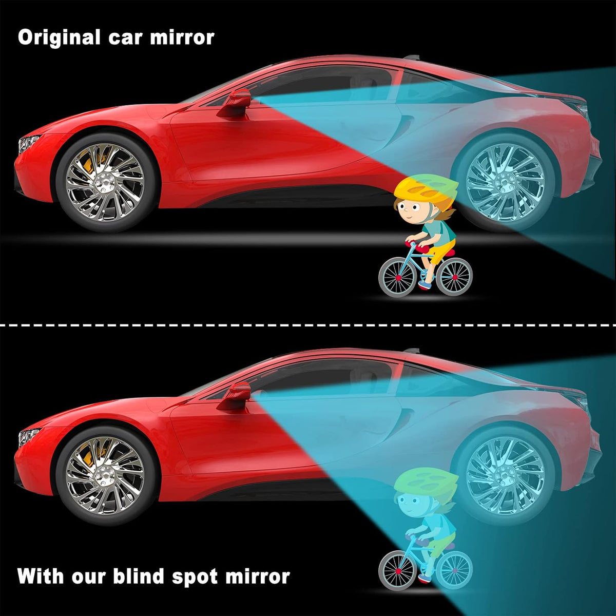 4-Pack Adjustable Blind Spot Mirrors - view 4