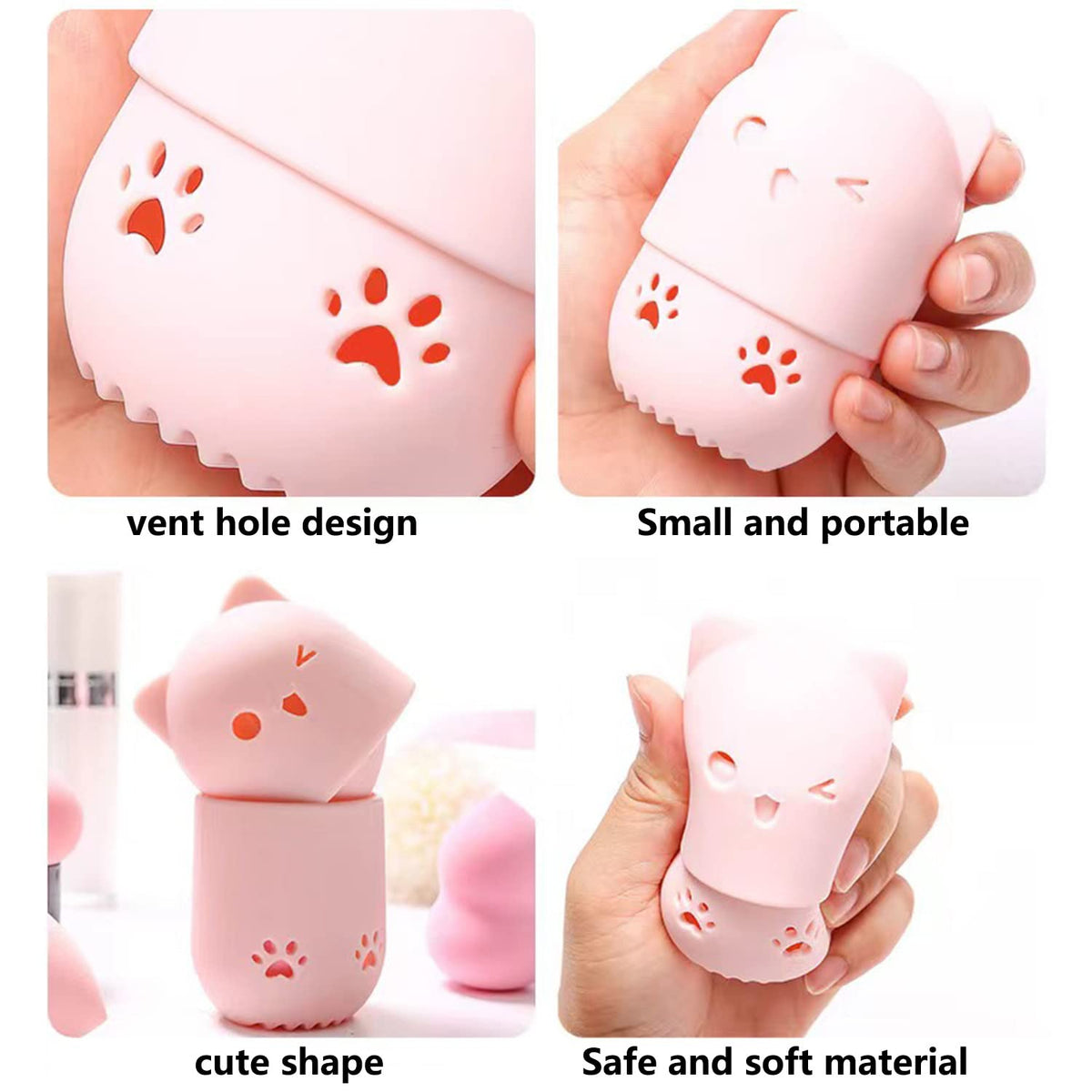 6-Piece Makeup Sponge Travel Set - view 3