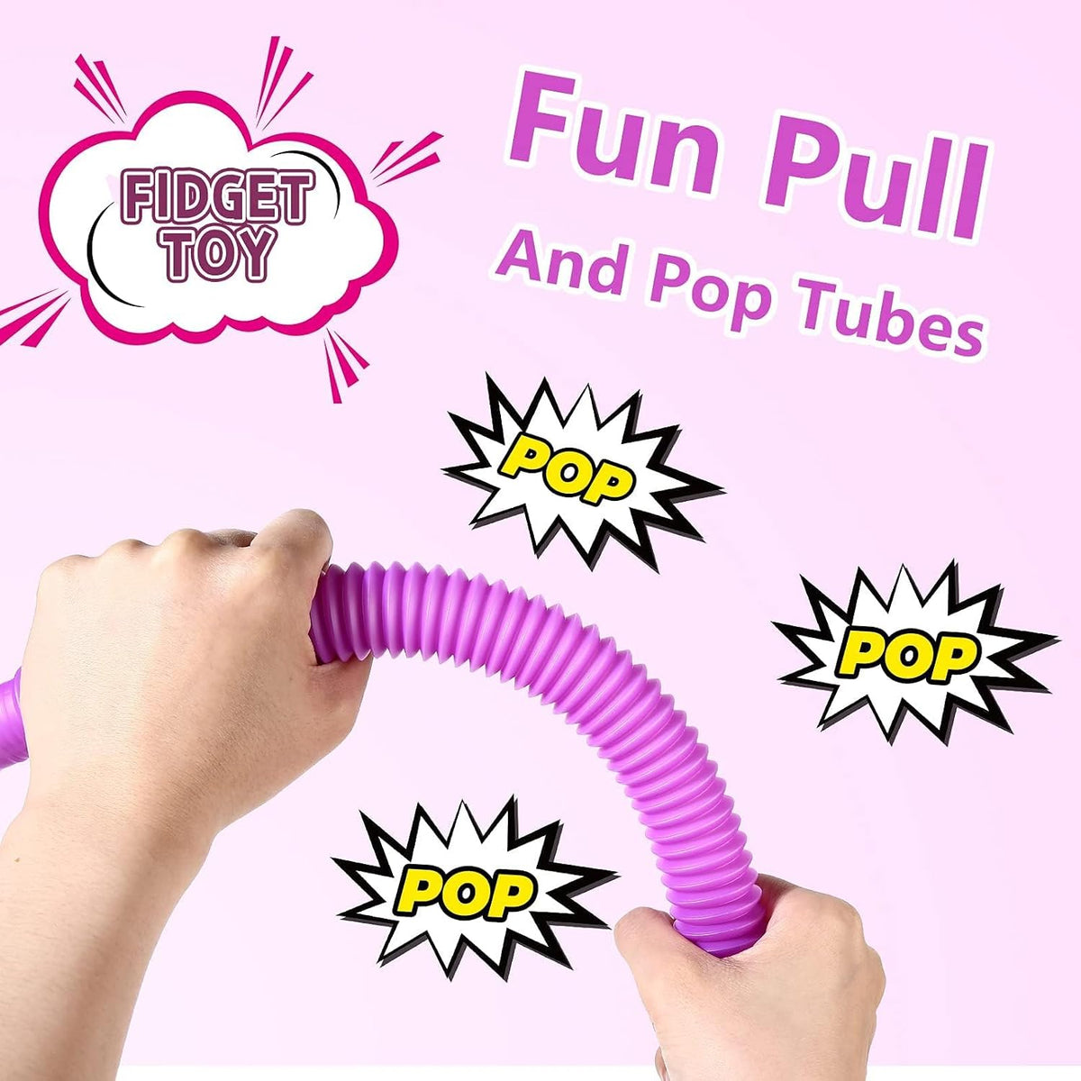8-Pack Pop Tube Sensory Fidget Toys - view 6