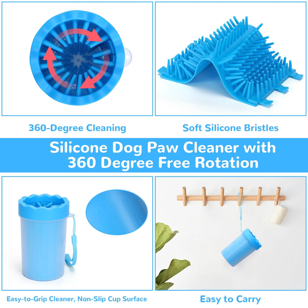 Portable Dog Paw Cleaner Cup – Medium - view 10