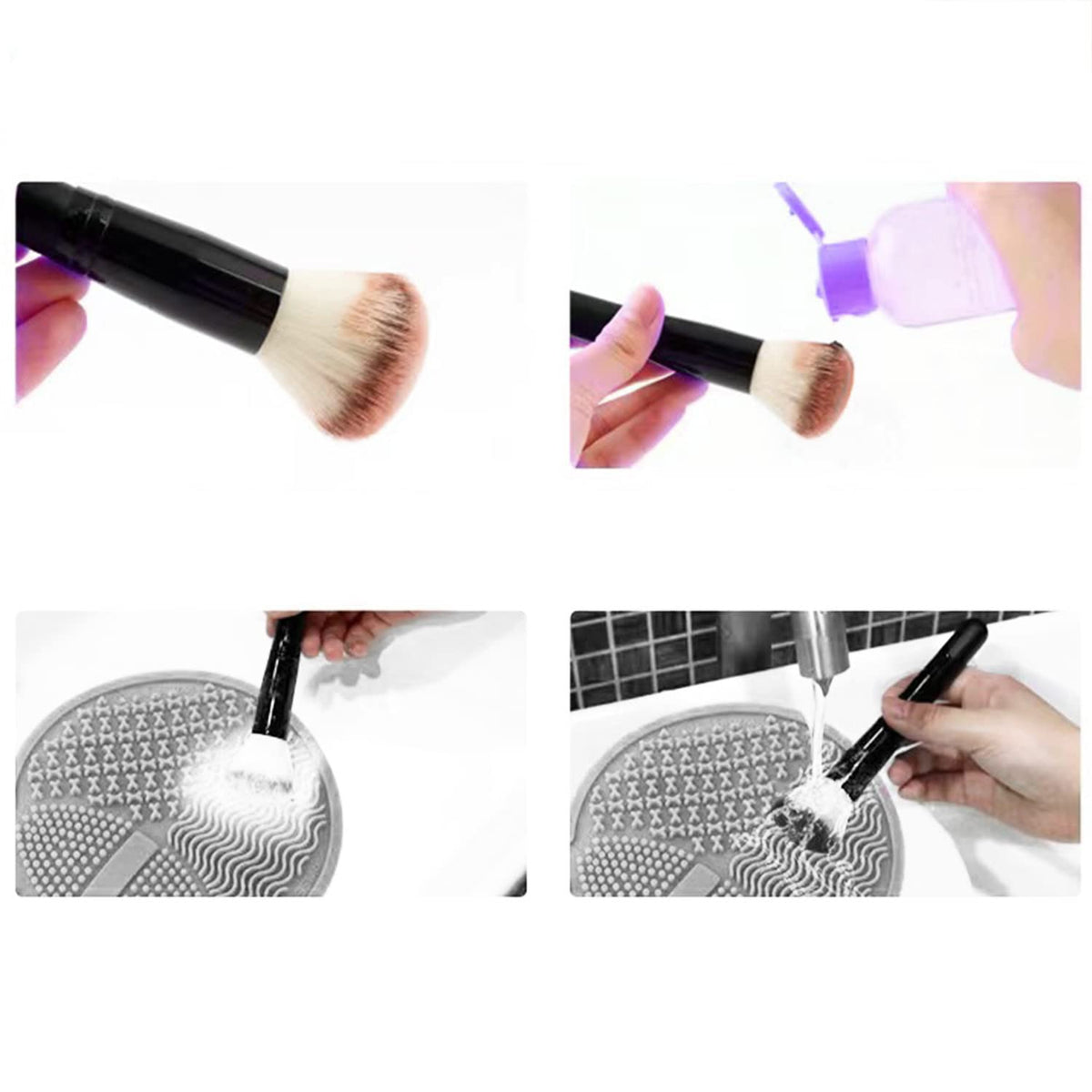 Silicone Makeup Brush & Sponge Cleaning Mat - view 5