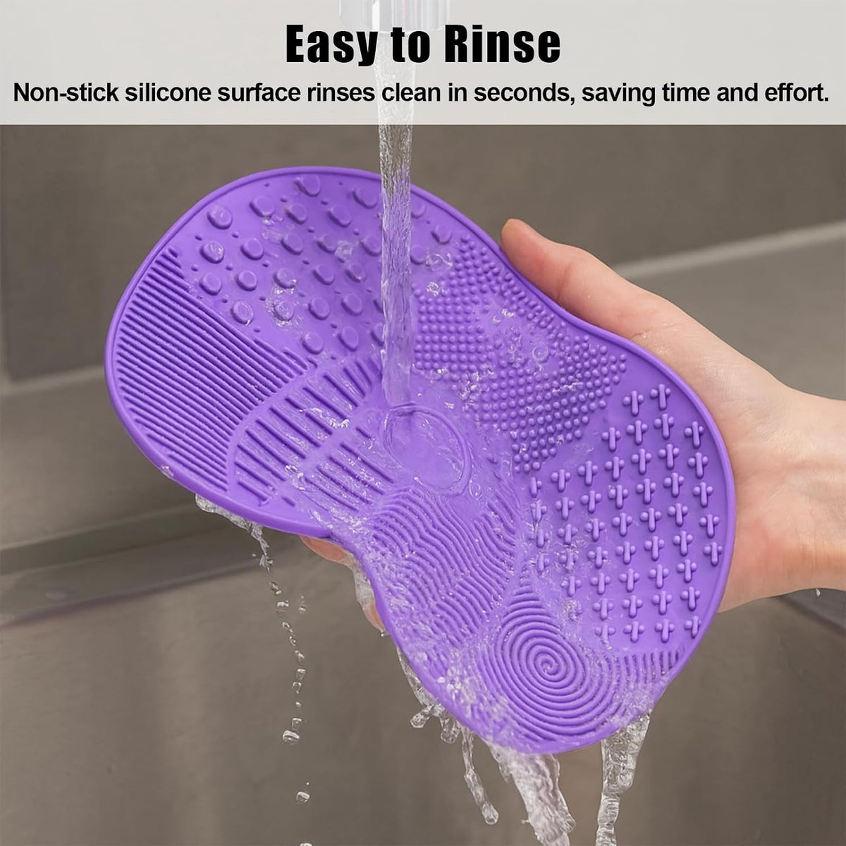2-Pack Silicone Makeup Brush Cleaning Mats - view 6