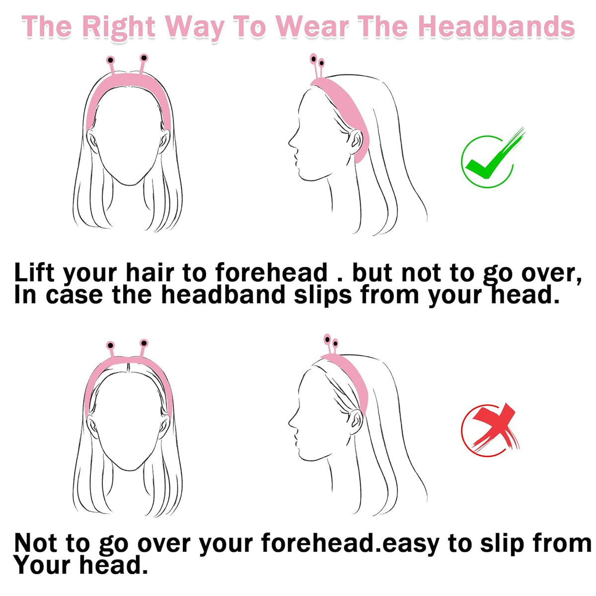 Pink Snail Spa Headband - view 5