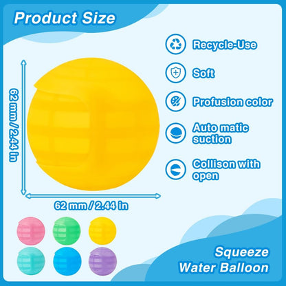 12-Pack Reusable Self-Sealing Water Balloons - view 2