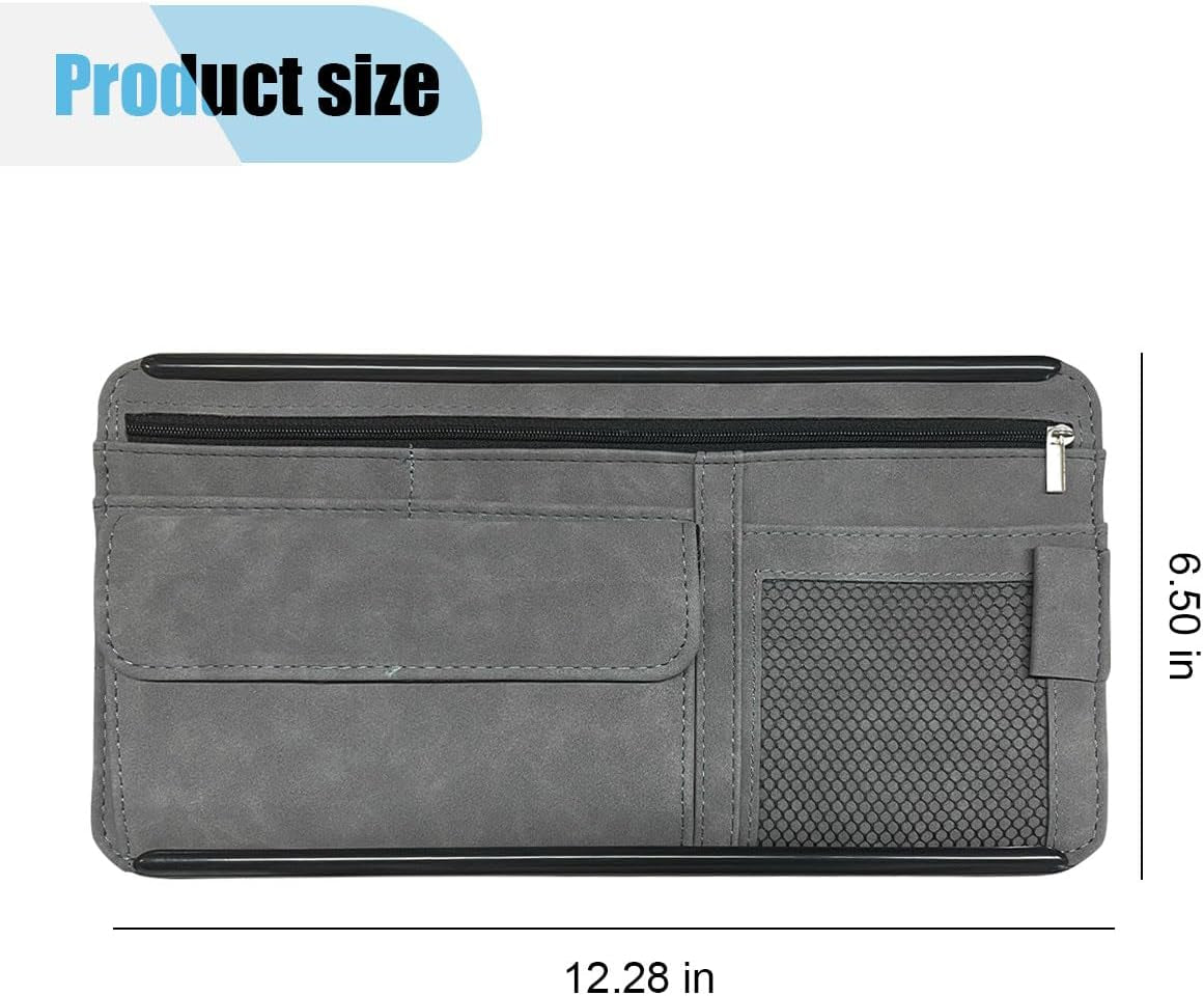 Suede Car Visor Organizer - view 2