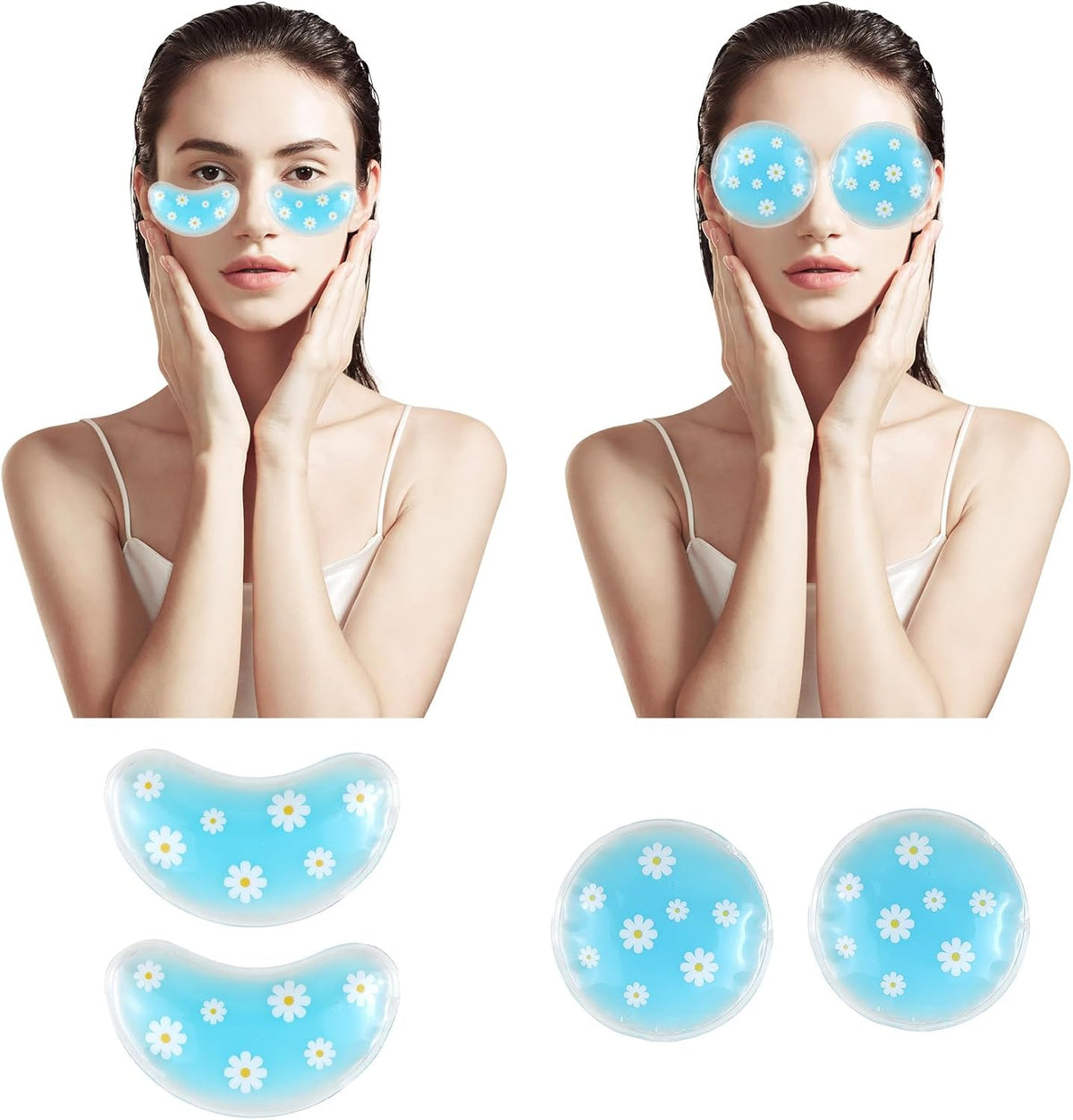 Reusable Hot & Cold Eye Gel Pads - view 2