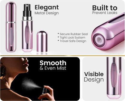 4-Pack Refillable Travel Perfume Atomizers - view 4