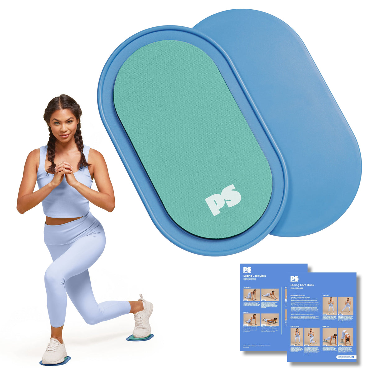 Dual-Sided Core Exercise Sliding Discs