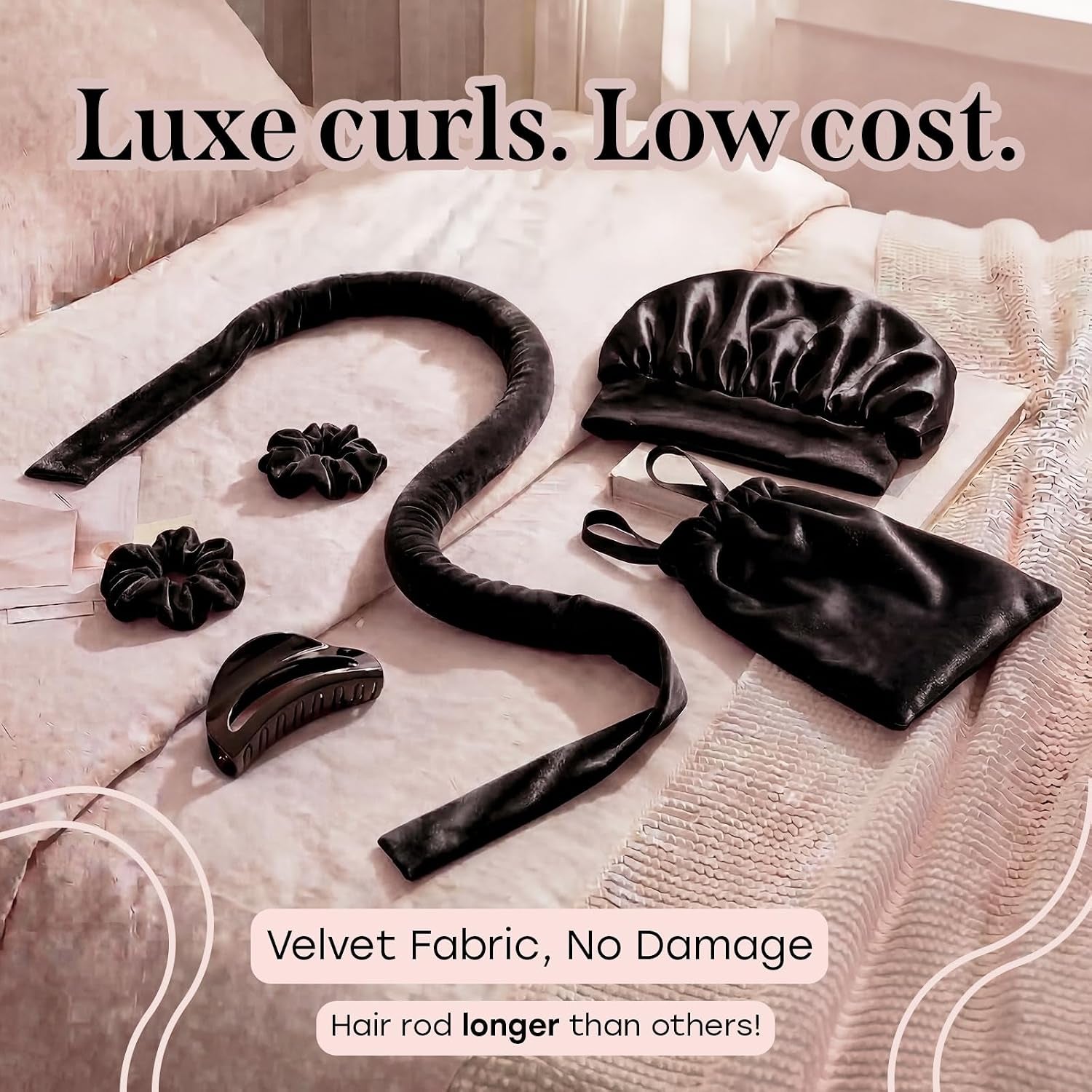 Velvet Heatless Curling Set - view 3