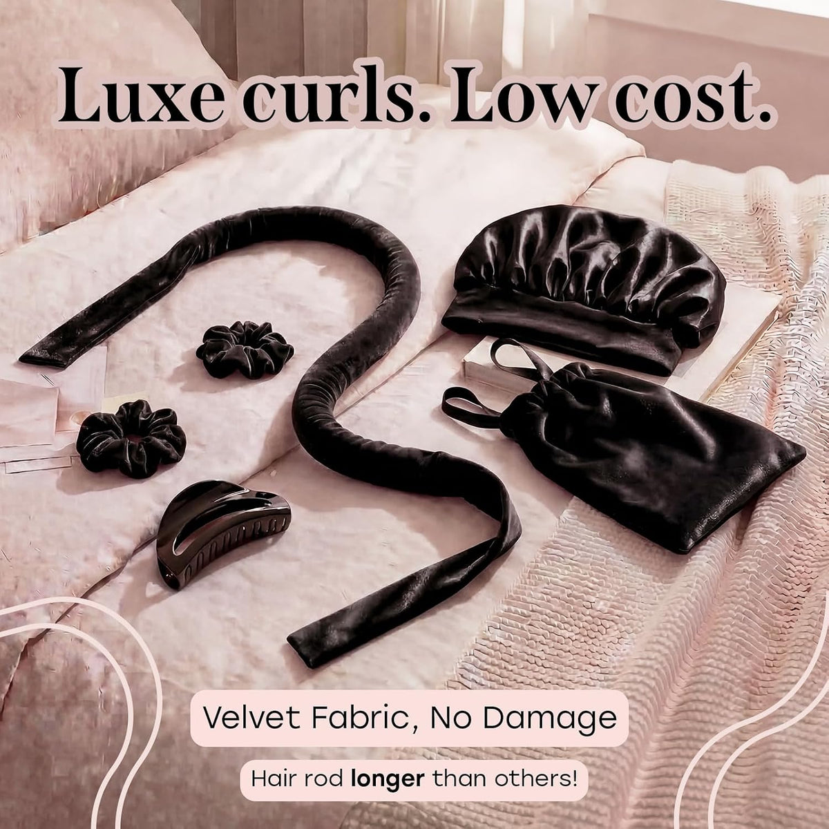Velvet Heatless Curling Set - view 3