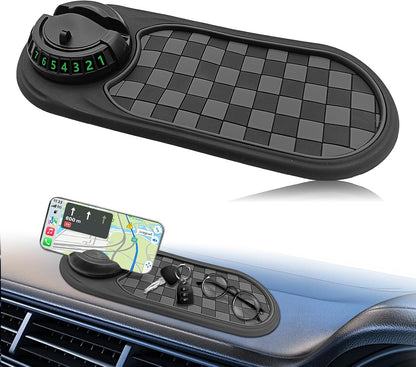 Anti-Slip Dashboard Phone Holder & Parking Display