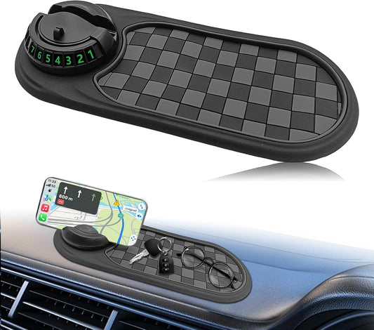 Anti-Slip Dashboard Phone Holder & Parking Display