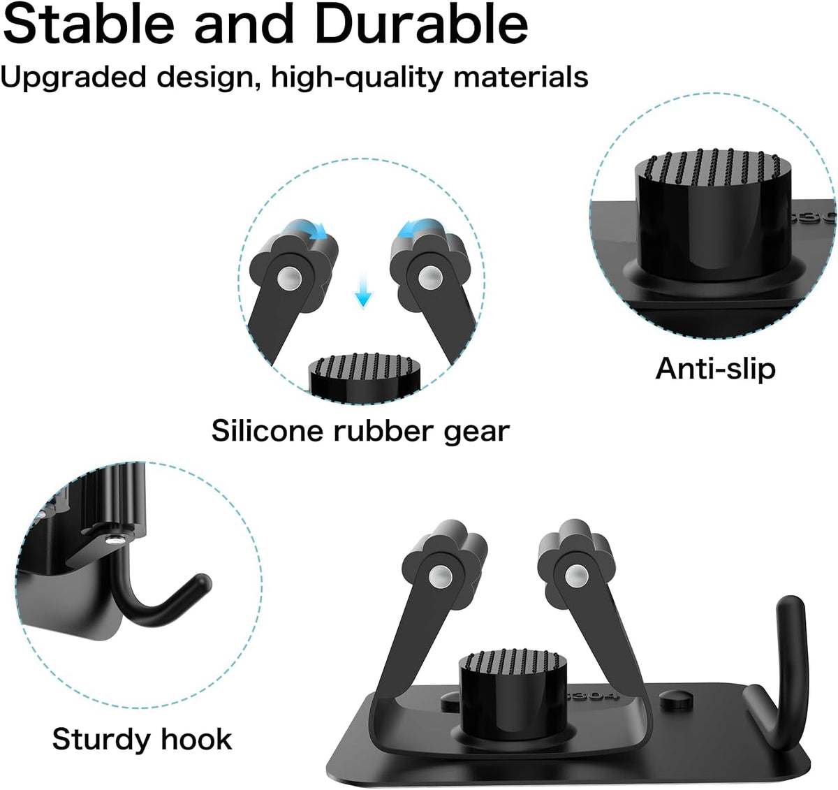 Self-Adhesive Broom & Mop Holders – 4 Pack - view 6