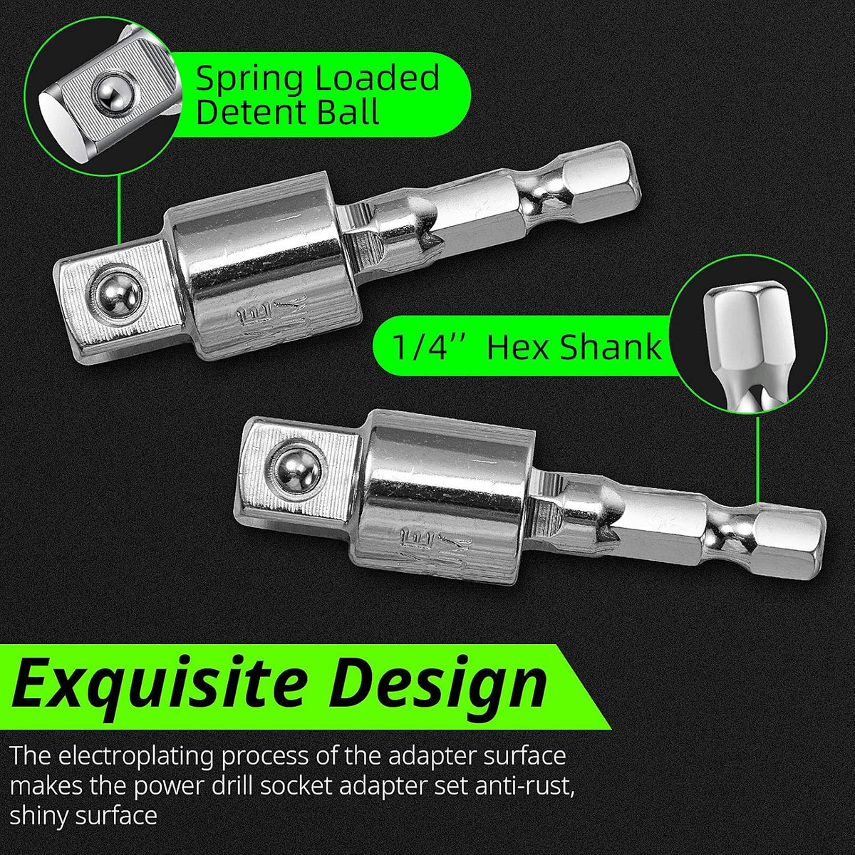 6-Piece 360° Rotating Socket Adapter Set - view 7