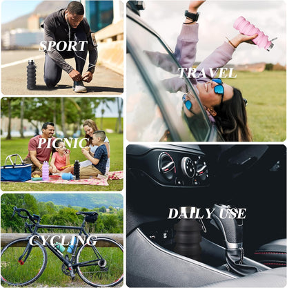 27 oz Collapsible Silicone Water Bottle - view 5