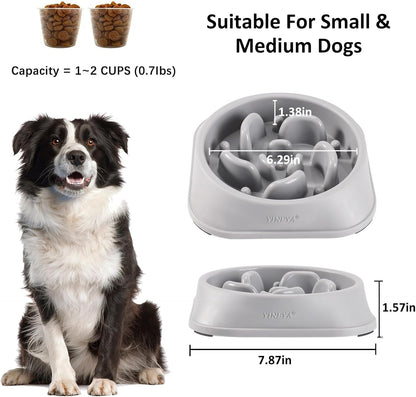 2-Pack Slow Feeder Dog Bowls - view 5