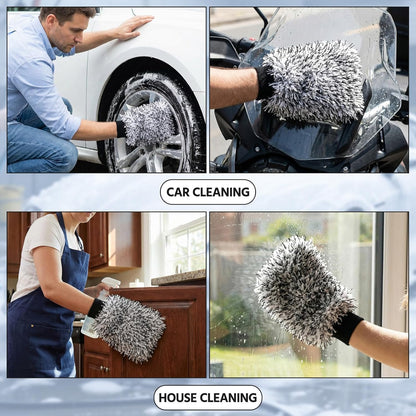 4-Pack Scratch-Free Microfiber Car Wash Mitts - view 7