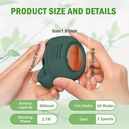 Rechargeable Clip-On Bladeless Mini Fan - view 2
