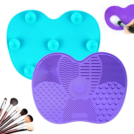 2-Pack Silicone Makeup Brush Cleaning Mats