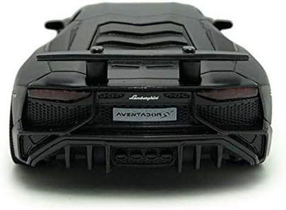 Matt Black 1:38 Pull-Back Diecast Sports Car - view 4