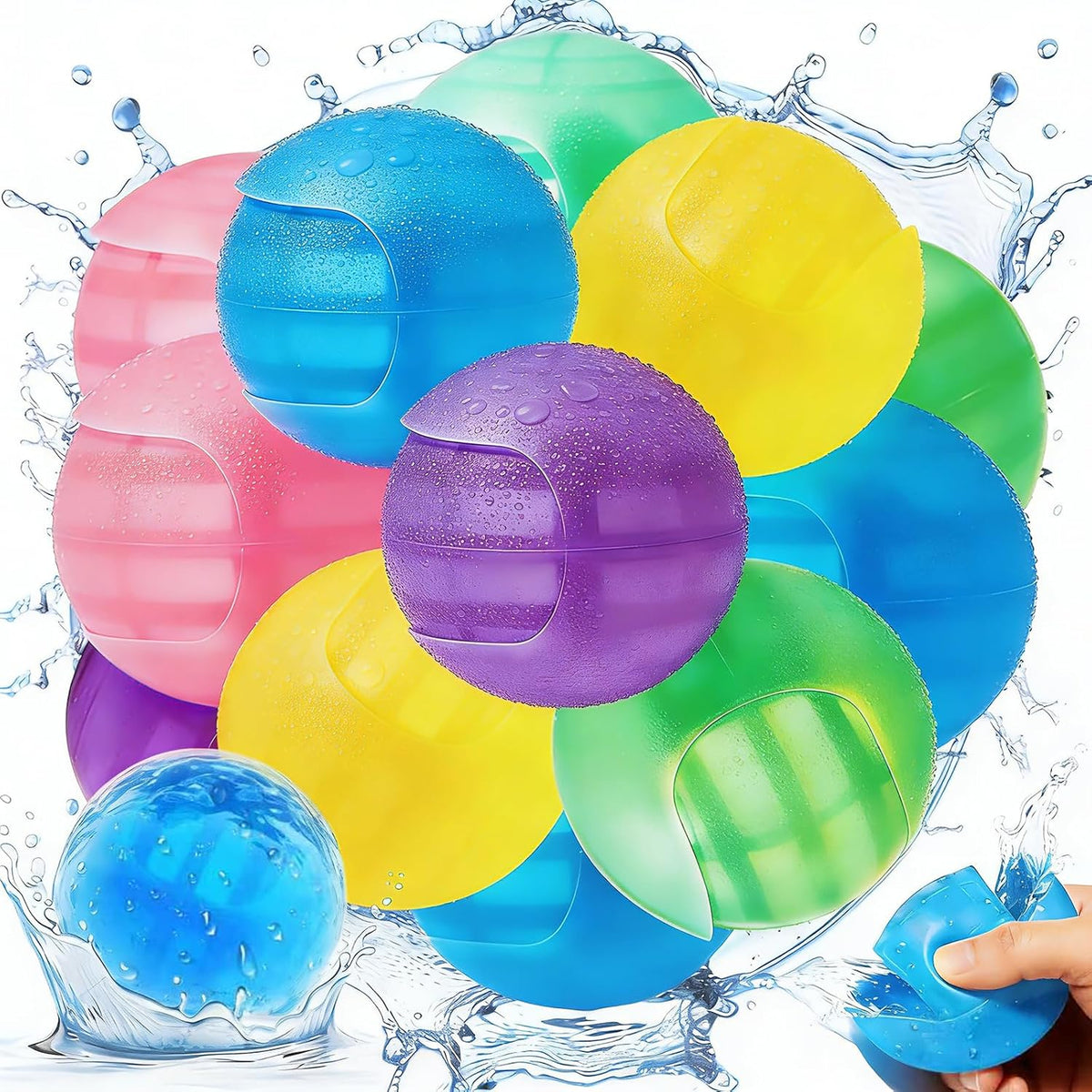 12-Pack Reusable Self-Sealing Water Balloons - view 5