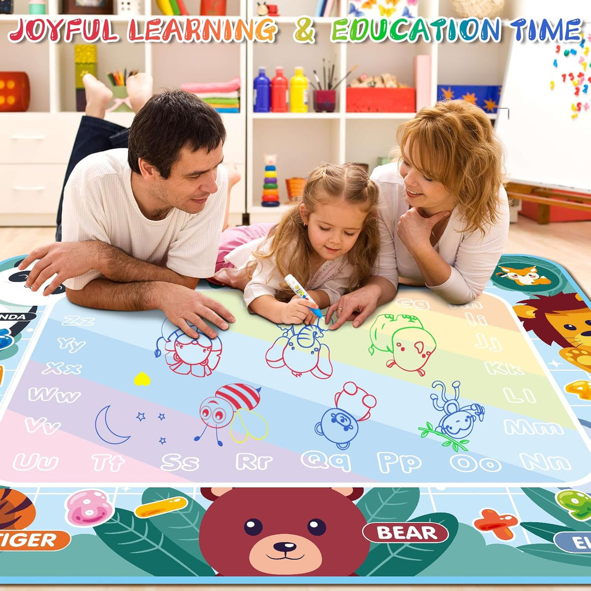 Large 40 × 32-Inch Water Doodle Drawing Mat - view 5