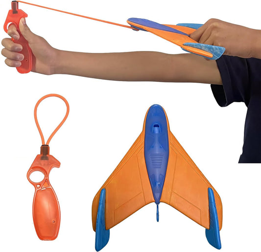 Outdoor Foam Airplane Launcher Set
