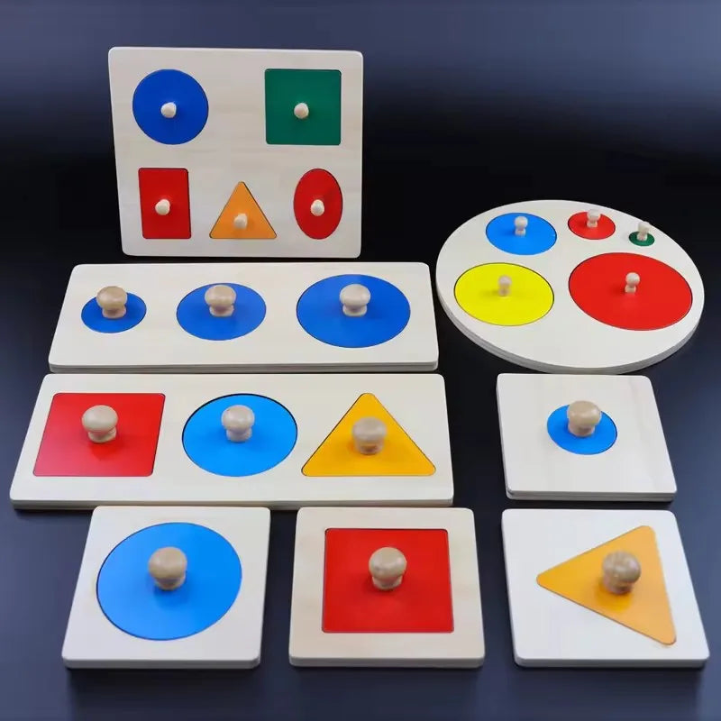 Montessori Wooden Shape Puzzle - view 4