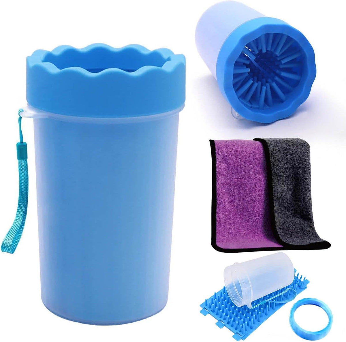 Portable Dog Paw Cleaner Set