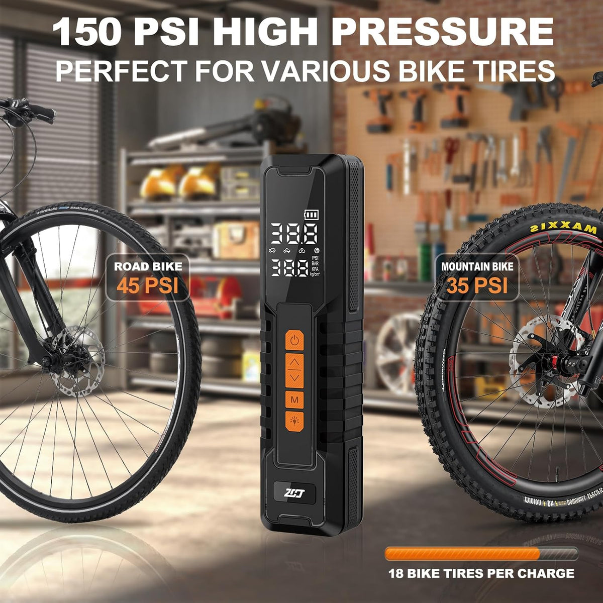 Portable Digital Tire Inflator Air Compressor - view 2