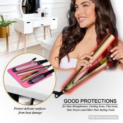 Heat-Resistant Silicone Hair Tool Mat - view 6